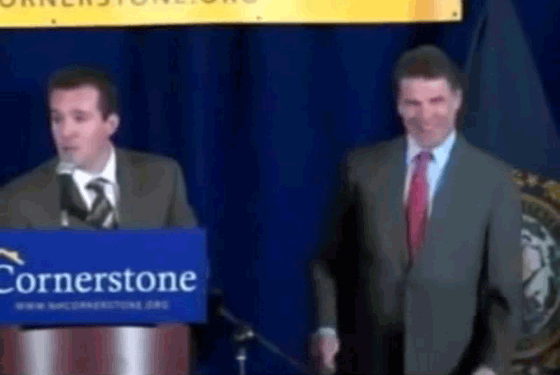 Animation: Rick Perry gets a bottle of syrup