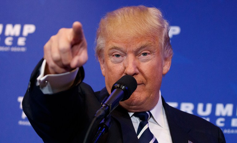 Voters want President-elect Trump's top agenda items to be scrapping Obamacare and filling the Supreme Court vacancy, according to a new poll. (AP Photo/ Evan Vucci)