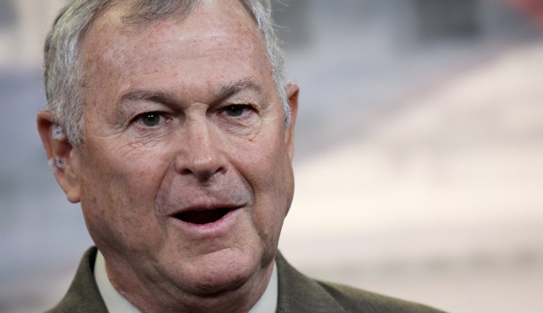 The idea of Rohrabacher privately briefing Trump is likely to alarm critics who point to the president's sometimes evidence-free assertions. (AP Photo/Lauren Victoria Burke)