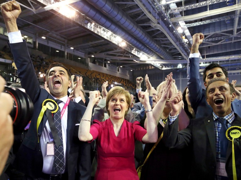 The Scottish National Party has pulled off perhaps the greatest electoral achievement in British history. (AP Photo/Scott Heppell)