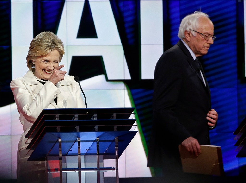 Clinton beats Sanders again, this time on platform