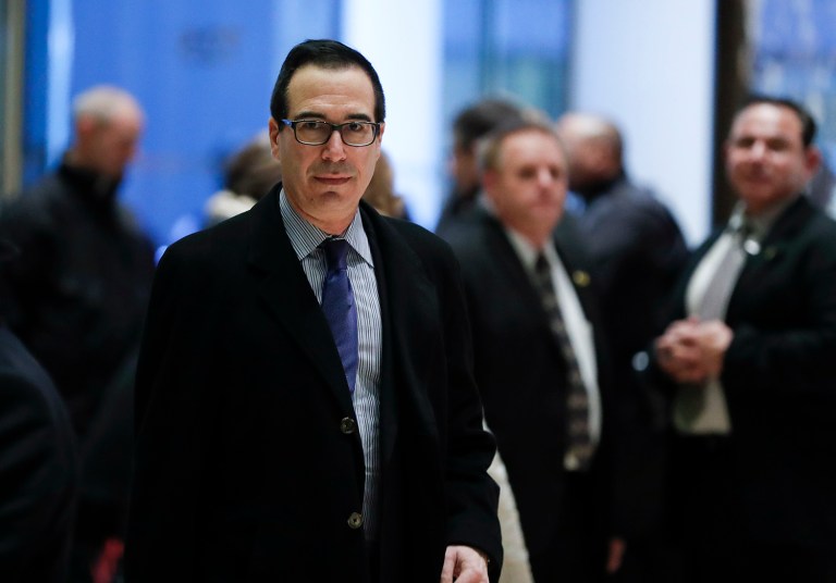 Steven Mnuchin's confirmation process may be among the most heated of Trump's choices for his Cabinet. (AP Photo/Carolyn Kaster)