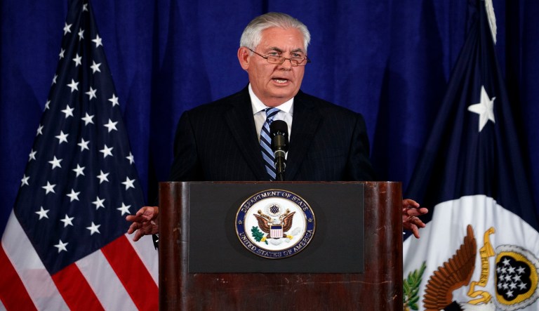 Tillerson described the discussion as useful, noting that all parties were 