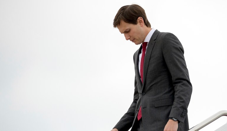 Jared Kushner, President Trump's senior adviser and son-in-law, participated in the meeting with Russian attorney Natalia Veselnitskaya. (AP Photo/Andrew Harnik)