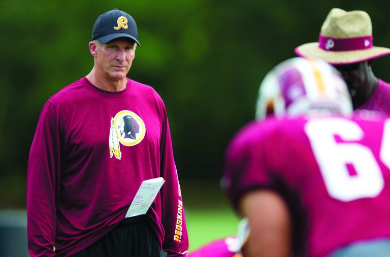 Evan Vucci/AP
Since the bye week, Jim Haslett's defense has allowed 20 points a game, good for ninth in the NFL, as the Redskins have gone 7-0.