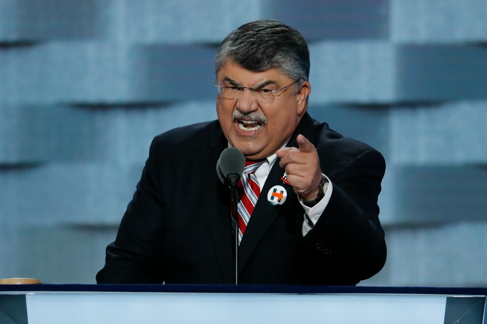 AFL-CIO’s Trumka calls Trump ‘wrong, wrong, wrong,’ praises Clinton
