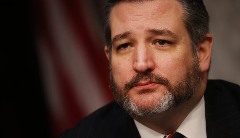 Senator Ted Cruz, a Republican from Texas, listens during a Senate Judiciary Committee confirmation hearing for William Barr, attorney general nominee for U.S. President Donald Trump, in Washington, D.C., U.S., on Tuesday, Jan. 15, 2019.