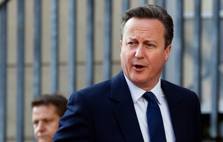 British Prime Minster David Cameron called Trump 