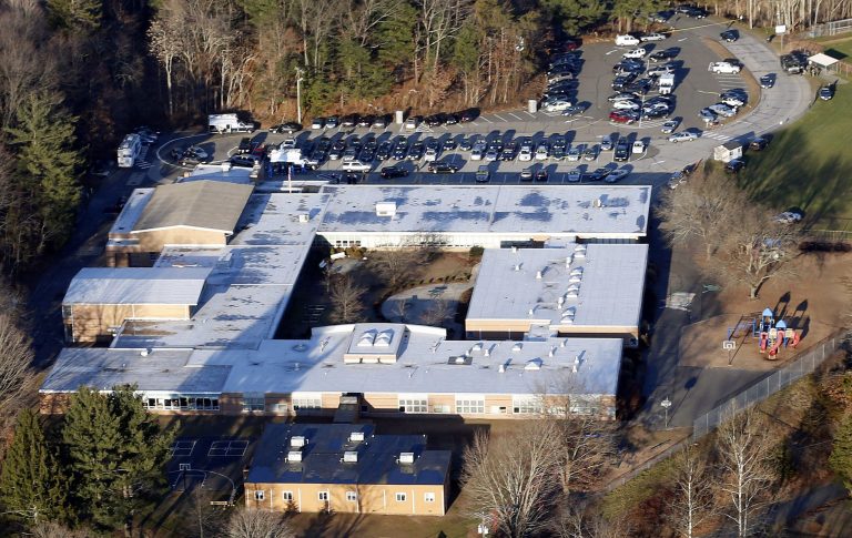 Sandy Hook Elementary School in Newtown, Conn. (AP/Julio Cortez)