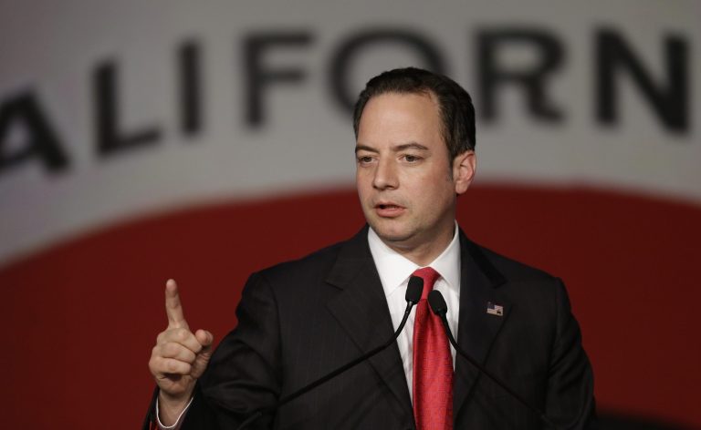 Republican National Committee Chairman Reince Priebus speaks before the California Republican Party 2014 spring convention on Friday in Burlingame, Calif. (AP Photo/Ben Margot)
