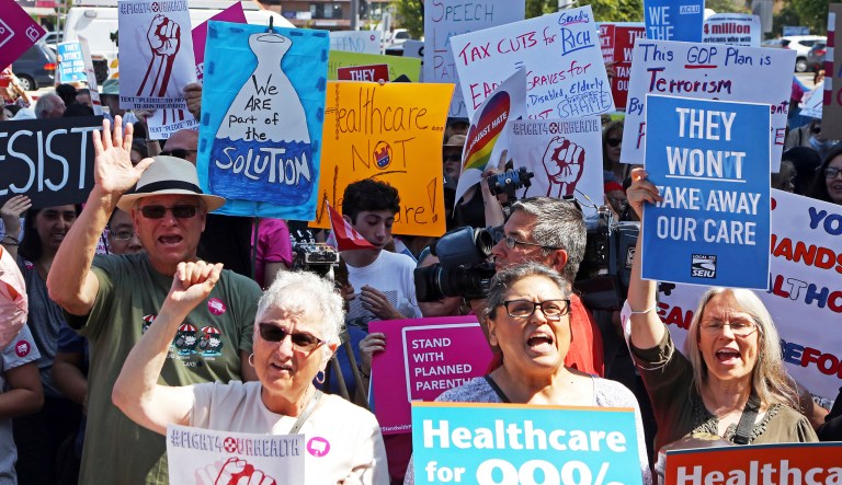 The state is spending $110 million to inform Californians about Obamacare. (AP Photo/Reed Saxon)