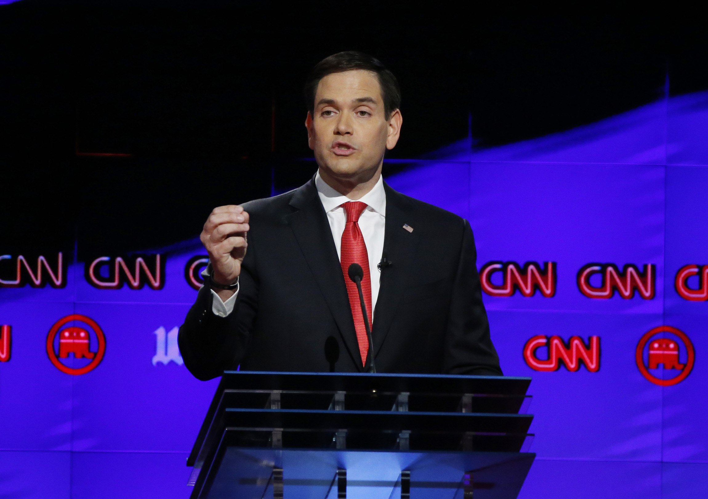 Rubio offers supporters a glimmer of hope
