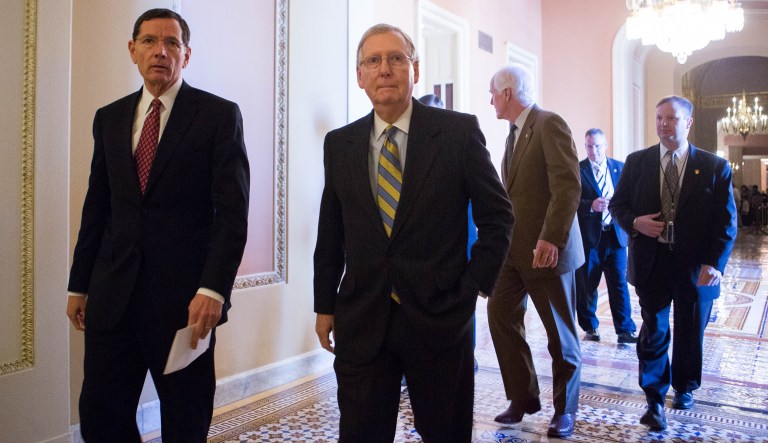 The Senate draft is a rare opportunity to control what amounts to an open-ended federal entitlement. (Graeme Jennings/Examiner)