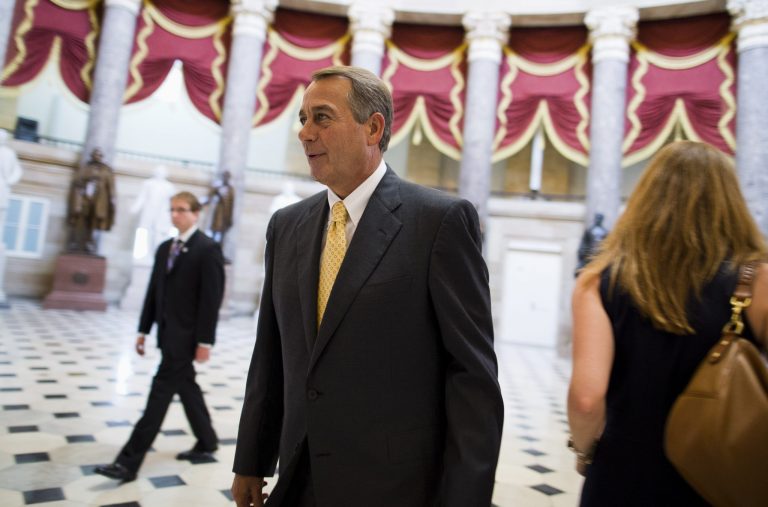 House Speaker John Boehner says President Obama's 