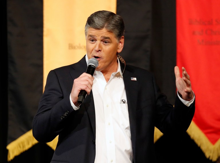The Rich family has written to Hannity's top producer asking him to stop reporting on the allegations that Rich worked with WikiLeaks because it was hurting the family by fanning conspiracy theories. (AP Photo/Rick Scuteri)