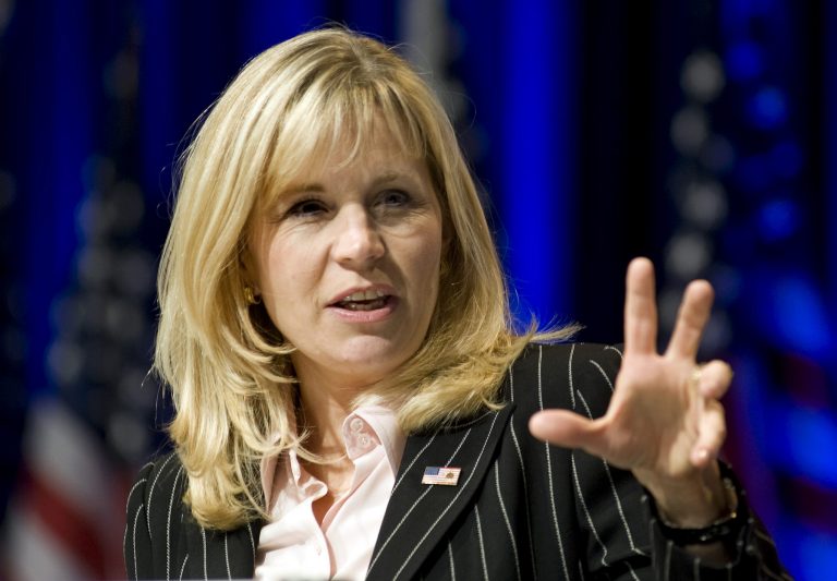 Liz Cheney has ended her Senate candidacy in Wyoming, citing family health concerns. (AP Photo/Cliff Owen, File)