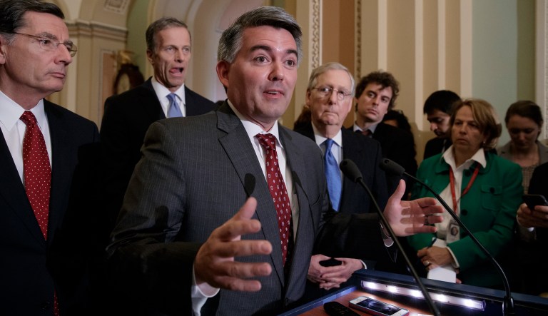 Sen. Cory Gardner nevertheless said he believed support for a solution was broad enough for a deal to be possible. (AP Photo/J. Scott Applewhite, File)