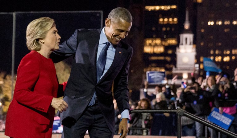 Clinton said that while she was proud to serve under Obama as secretary of state, she found it difficult to have her argument for change break through. (AP Photo/Andrew Harnik)