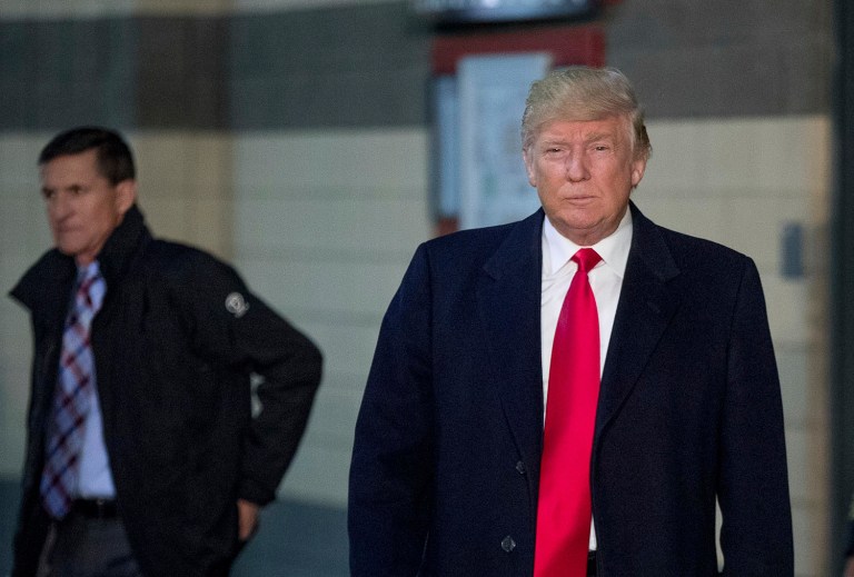 Questions are being raised about what Trump knew about Flynn's conversations with Russian Ambassador Sergey Kislyak in December, before Trump took office. (AP Photo/Andrew Harnik)