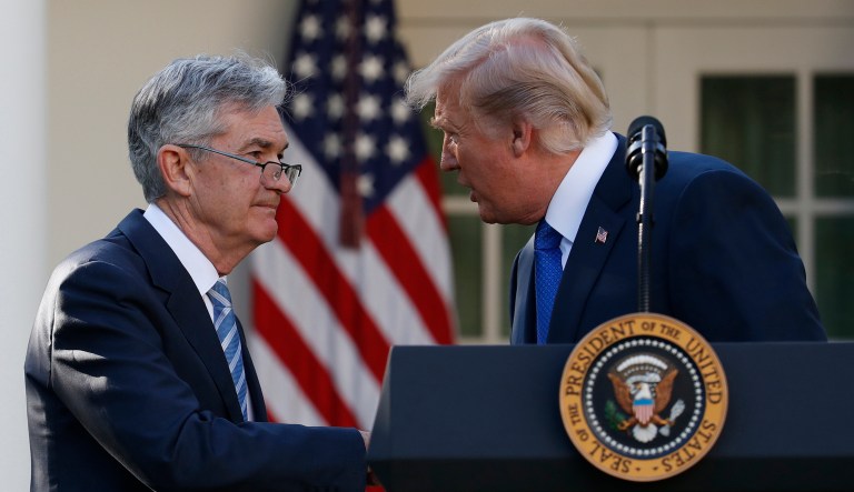 Powell, a member of the Fed's board of governors since 2012, would be the wealthiest individual since the 1940s to hold the top government job if appointed.
			(AP Photo/Alex Brandon)