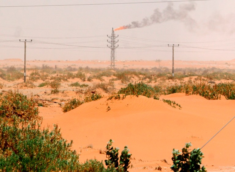 Fitch said the downgrade was based on Saudi Arabia's decision to lower its average oil price assumptions for 2016 and 2017 to $35 and $45 a barrel. (AP Photo)