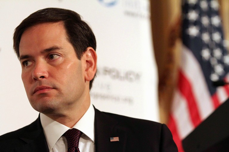 Rubio said that Mateen was able to purchase weapons and it can be difficult to identify radical extremists before they commit a shooting. (AP/Tina Fineberg, File)