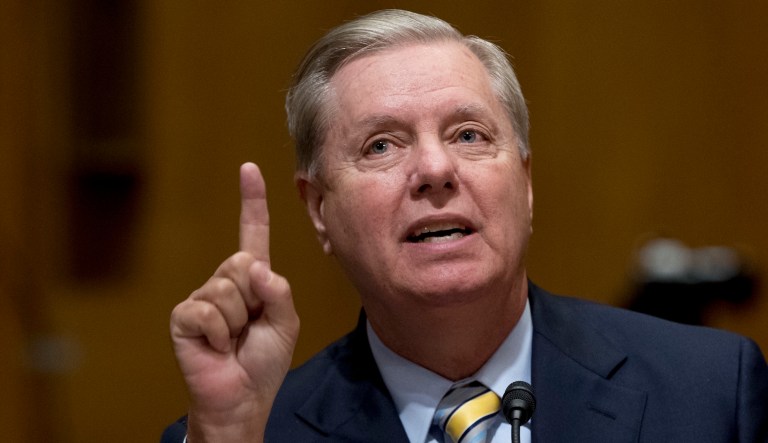 Sen. Lindsey Graham, R-S.C., has criticized fellow Republican senators who swear President Trump did not make disparaging remarks about African nations during a bipartisan meeting with lawmakers. (AP Photo/Andrew Harnik)