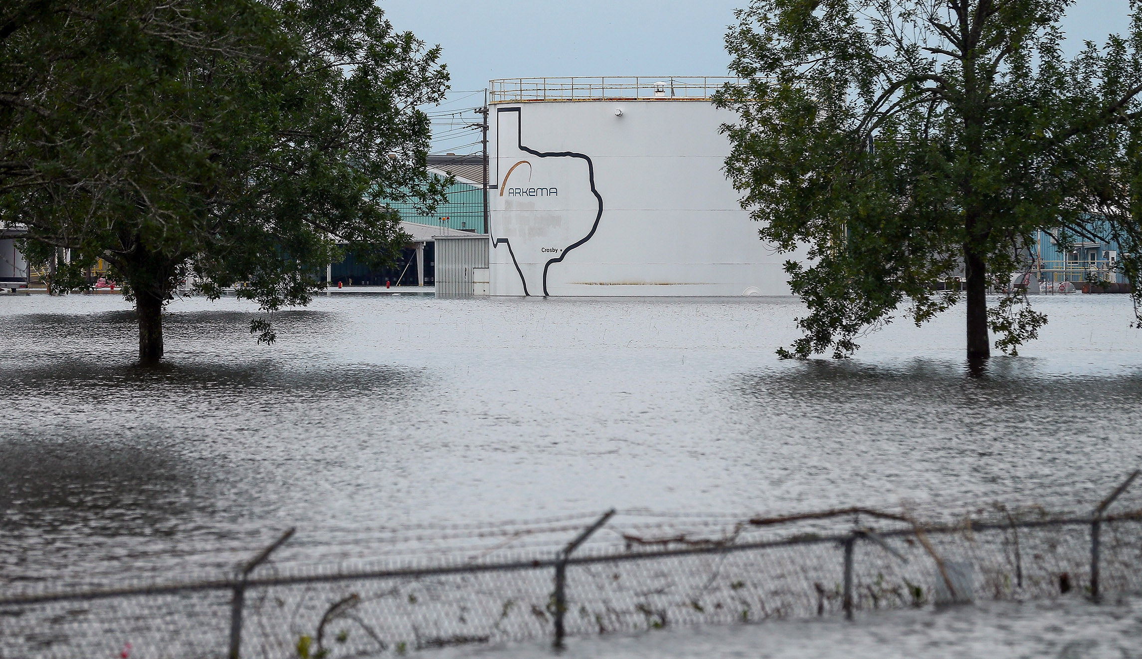 Explosions reported at flooded chemical plant located near Houston