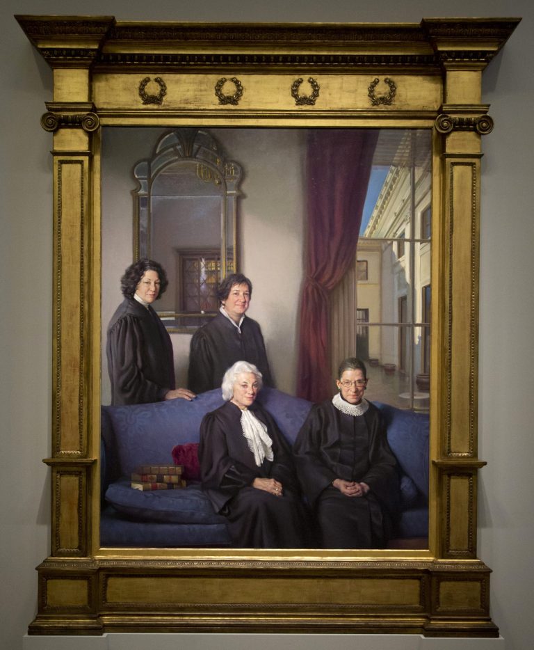 1st women on Supreme Court join Portrait Gallery