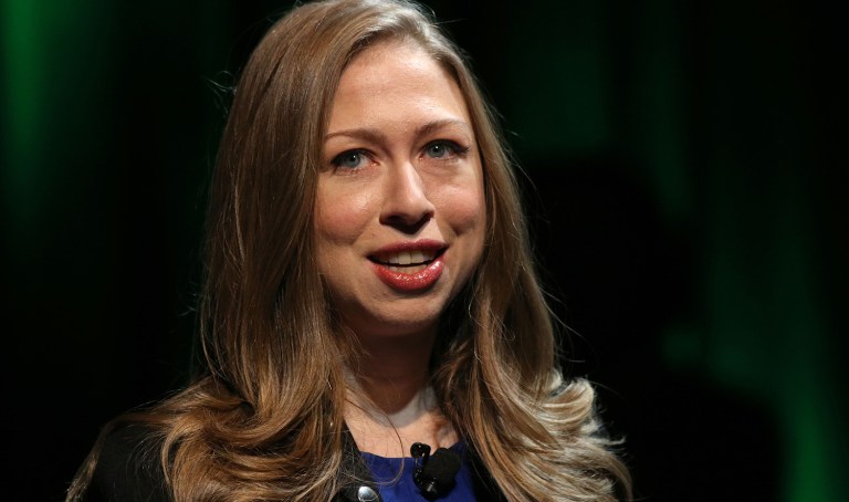 Clinton posted a photo on Twitter on Sunday that appeared to be from the protests in New York City. (Photo by Greg Allen/Invision/AP)