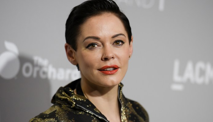 Included in the post was a screenshot of a message from Twitter notifying her the account had been suspended for 12 hours. (Photo by Richard Shotwell/Invision/AP)