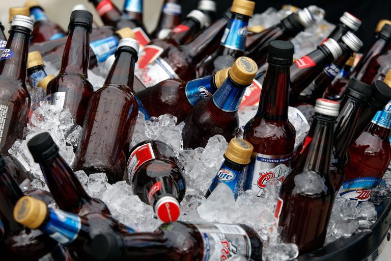 A Gallup poll foundÂ Americans who drink alcohol prefer beer over other all other alcoholic beverages.Â (Photo by Jamie Squire/Getty Images)