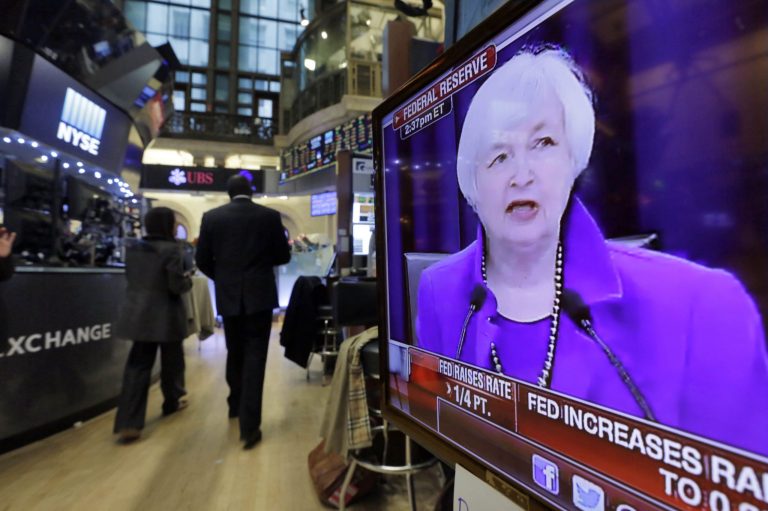 Chairwoman Janet Yellen and other Fed members have argued that low inflation is temporary. (AP Photo/Richard Drew)
