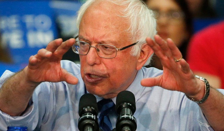 After a series of primary loses in April, the Sanders campaign brought in a comparatively low $25.8 million. (AP Photo/Charles Rex Arbogast)