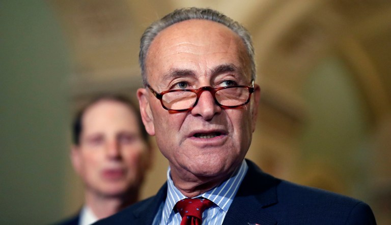 Senate Minority Leader Chuck Schumer hopes President Trump will 