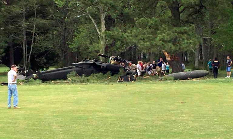 Spc. Jeremy Darrell Tomlin, 22, of Chapel Hill, N.C., died at the scene when the helicopter crashed Monday afternoon on a golf course in Maryland. (Rebecca Updegrave Cline via AP)