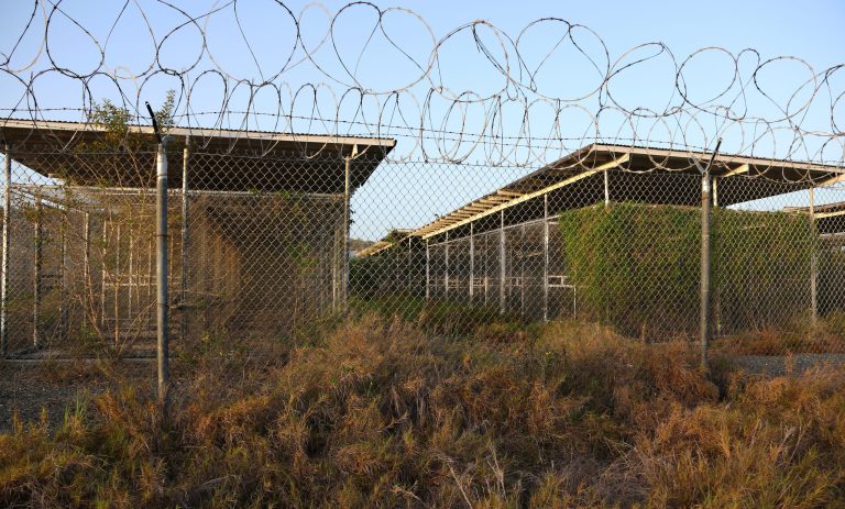 Two men detained at Guantanamo Bay are being transferred to an Algerian prison, the Defense Department announced (AP/Bill Gorman)