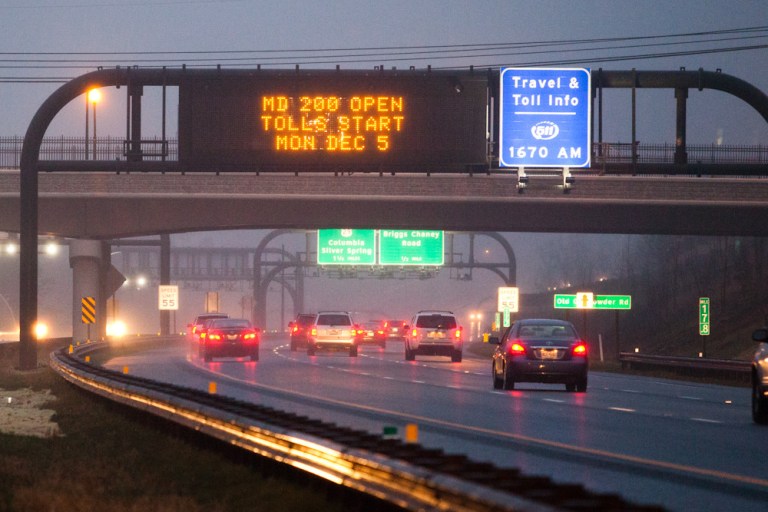 The Intercounty Connector between Interstates 95 and 270 in Maryland (Examiner file photo) 