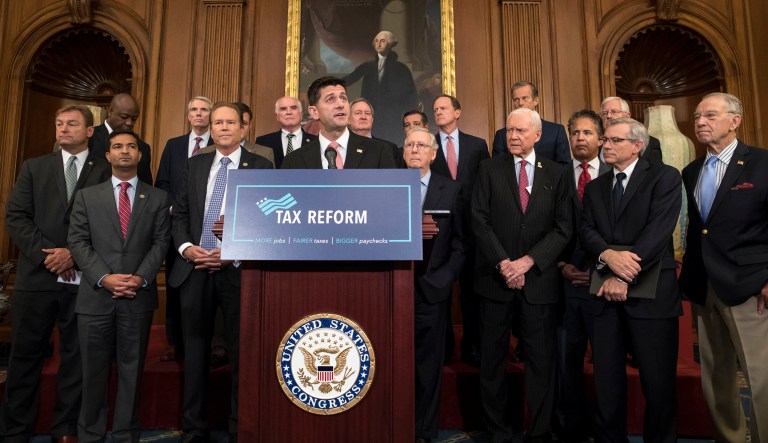 Both the House and Senate next week will focus primarily on tax reform, which they hope to complete by the end of the year. (AP Photo/J. Scott Applewhite)