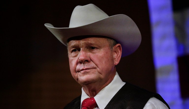 Senators are asking for Roy Moore to quit the Alabama Senate race after the bombshell report alleged that he pursued sexual relations with a 14-year-old girl. (AP Photo/Brynn Anderson)