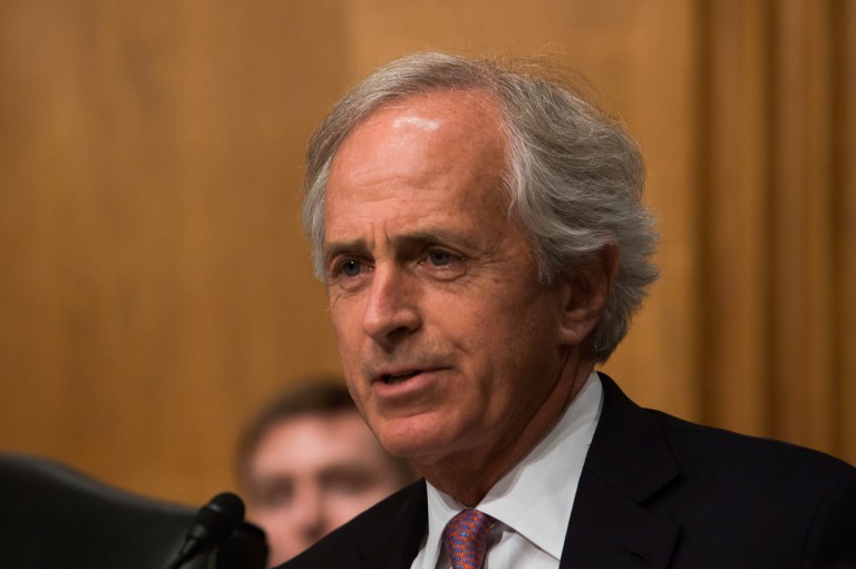 Sen. Bob Corker is proposing a bipartisan compromise aimed at ending the Senate stand-off over a new Iran sanctions bill and better clarifying what President Obama hopes to achieve in negotiations with Iran about rolling back its nuclear program. (Photo: Graeme Jennings/Examiner File)