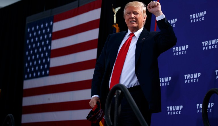 The magazine attributed the drop in Trump's fortune to 