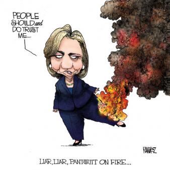 Pantsuit on Fire