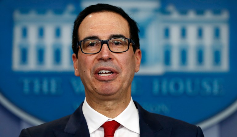 Mnuchin says Trump has had 