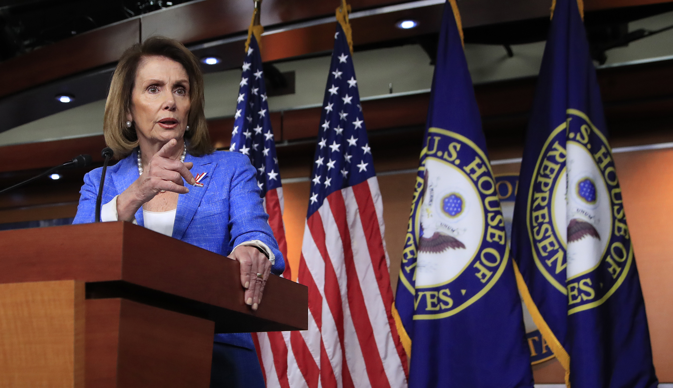 Nancy Pelosi is caught in a street fight over her leadership, and Republicans couldn’t be happier