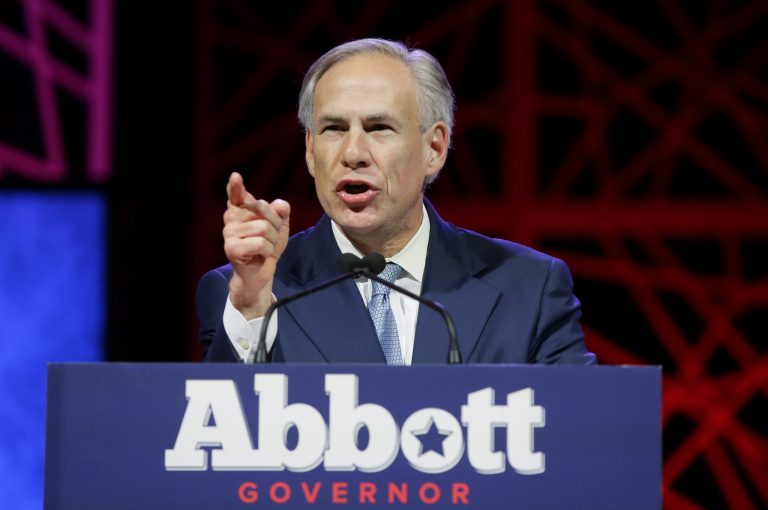 Texas Gov. Greg Abbott says it's important to defeat Hillary Clinton in the general election. He called Clinton the 