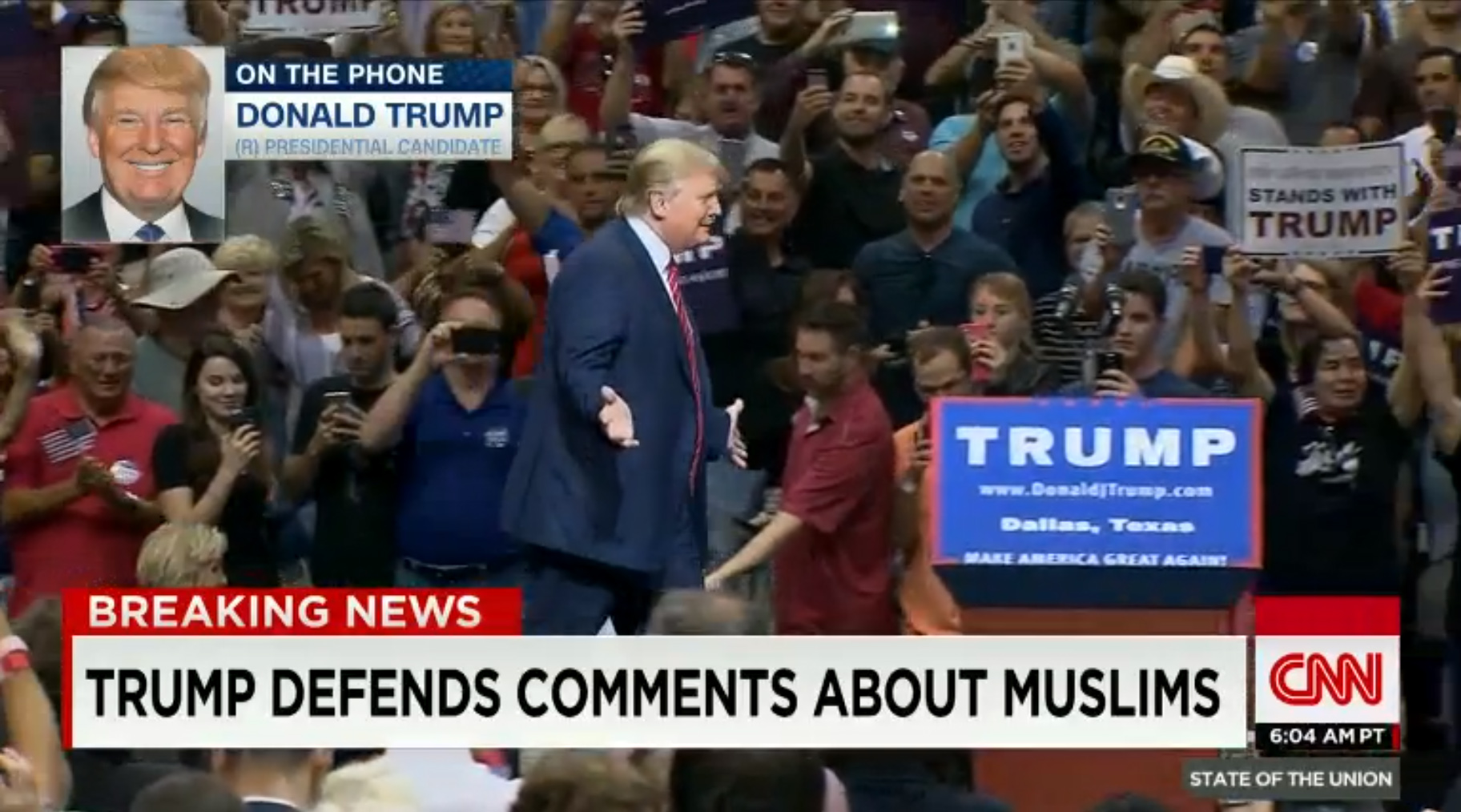 Trump on Muslims: It wasn’t Swedes ‘who blew up the World Trade Center’