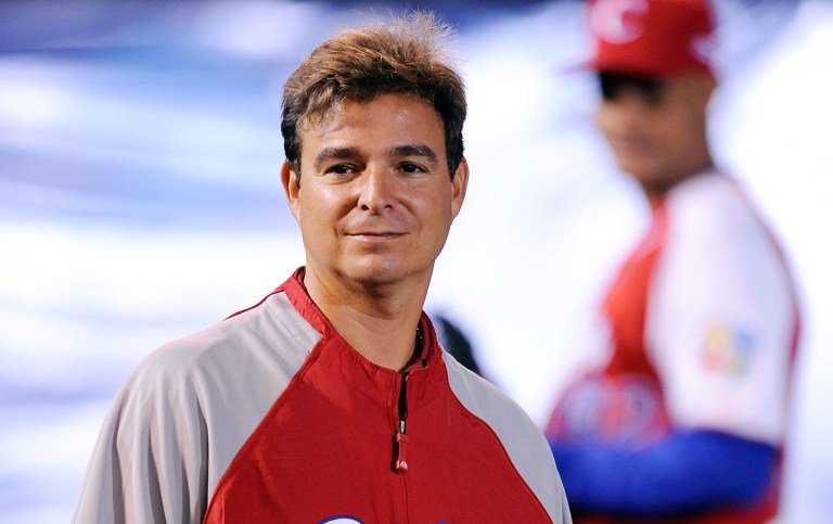 Team doctor and son of Cuba's former President Fidel Castro, Antonio Castro wlaks during warm upbefore the game against Australia during the 2009 World Baseball Classic Pool B match on March 10, 2009 at the Estadio Foro Sol in Mexico City, Mexico. (Photo by Kevork Djansezian/Getty Images)