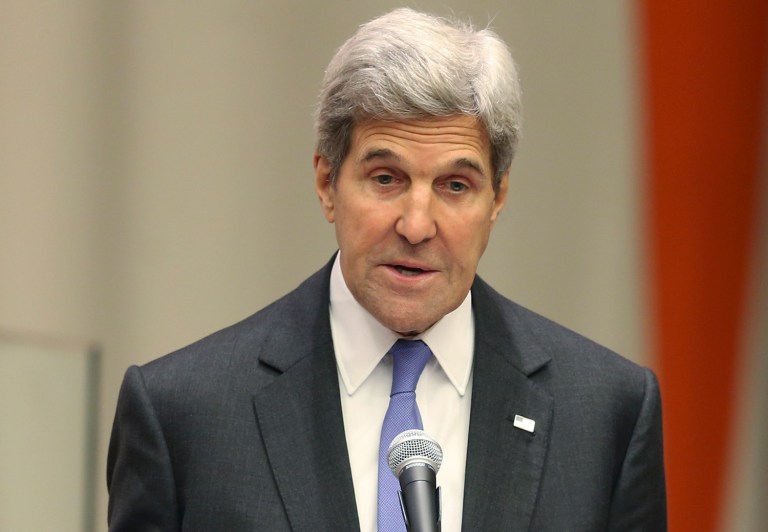 A Monday New York Times story floated much of the content of Secretary of State John Kerry's Israel speech. (AP Photo/Seth Wenig)