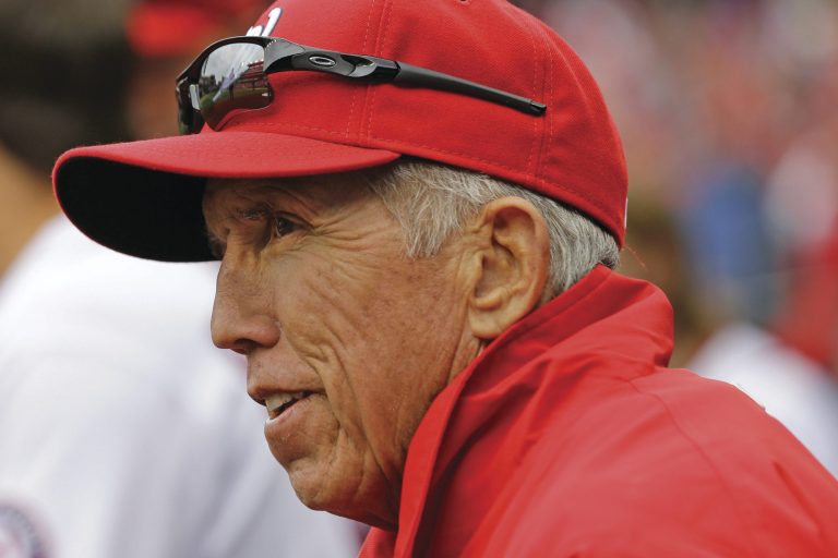 Alex Brandon/AP
Nationals manager Davey Johnson announced in November that he would return to Washington's dugout for just one more season before retiring.